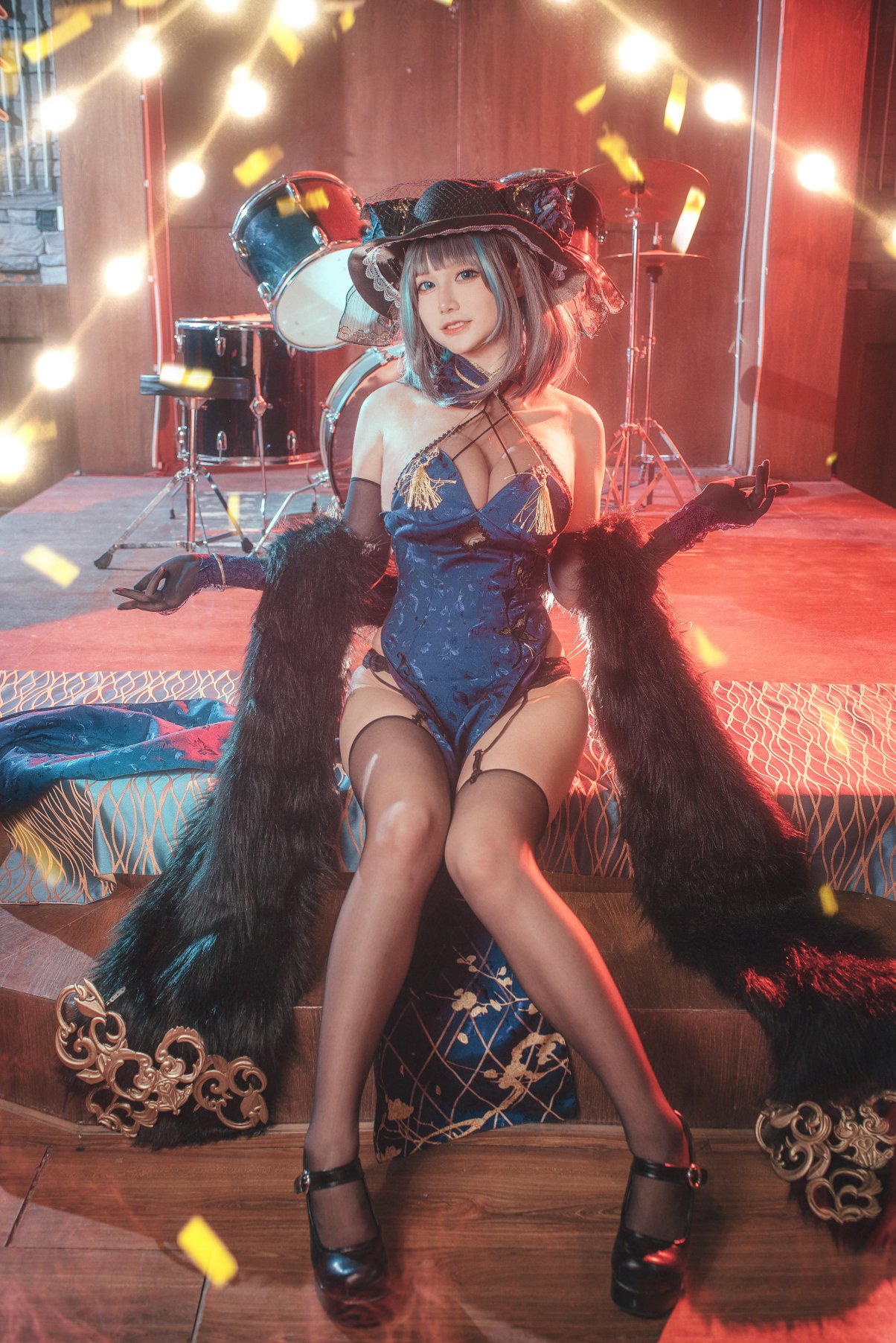 Coser@仙九Airi Vol.003 柴郡旗袍 0022