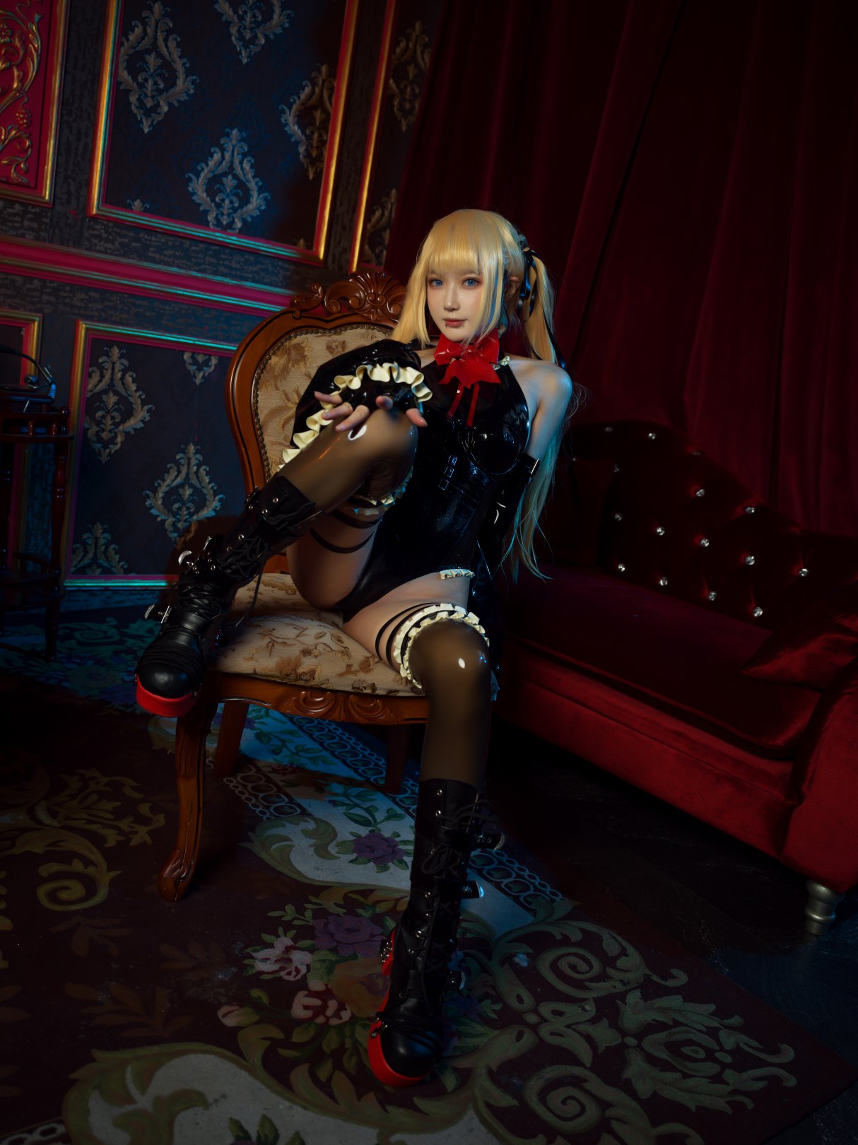 Coser@阿包也是兔娘 Vol.032 玛丽罗斯胶衣 0003