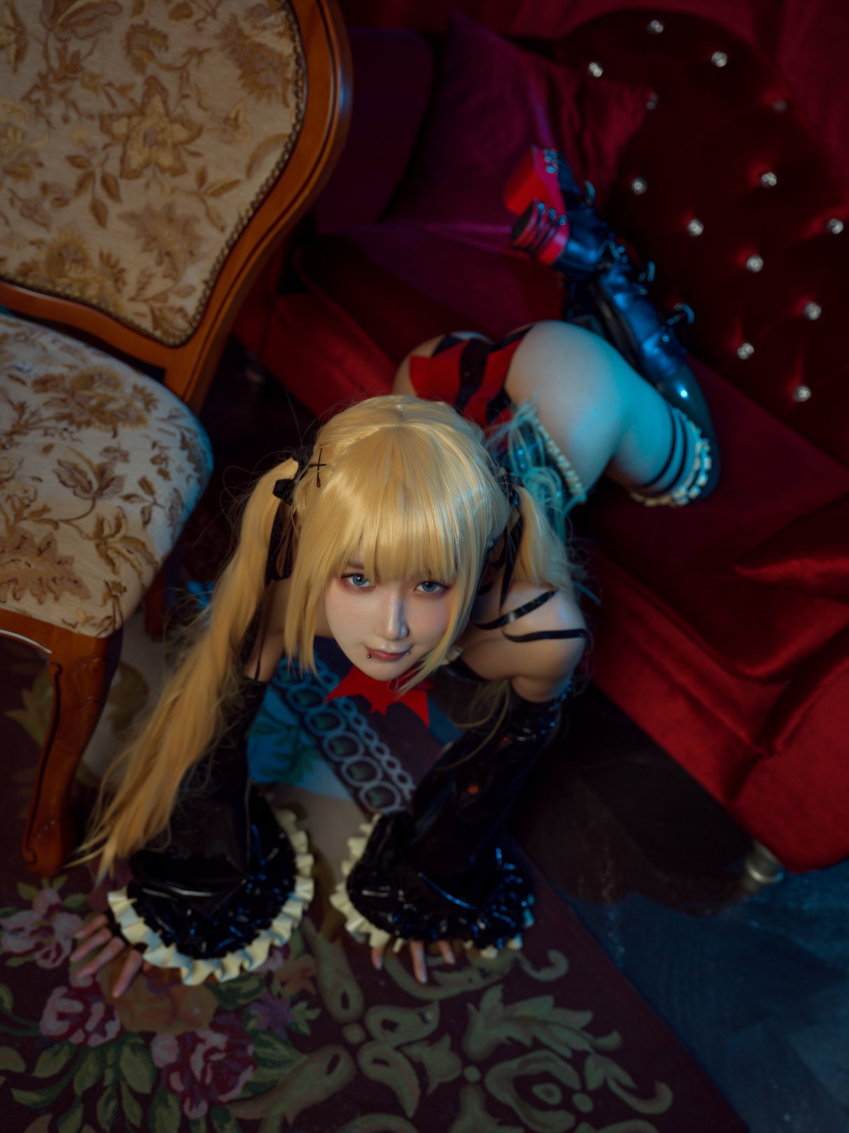 Coser@阿包也是兔娘 Vol.032 玛丽罗斯胶衣 0009