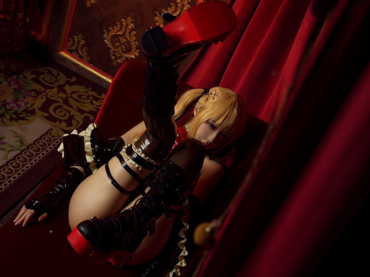 Coser@阿包也是兔娘 Vol.032 玛丽罗斯胶衣 0020