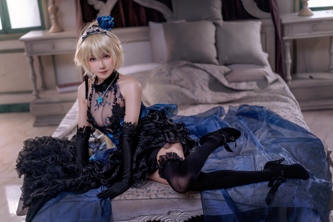 Coser@阿包也是兔娘 Vol.031 贞德婚纱 0008