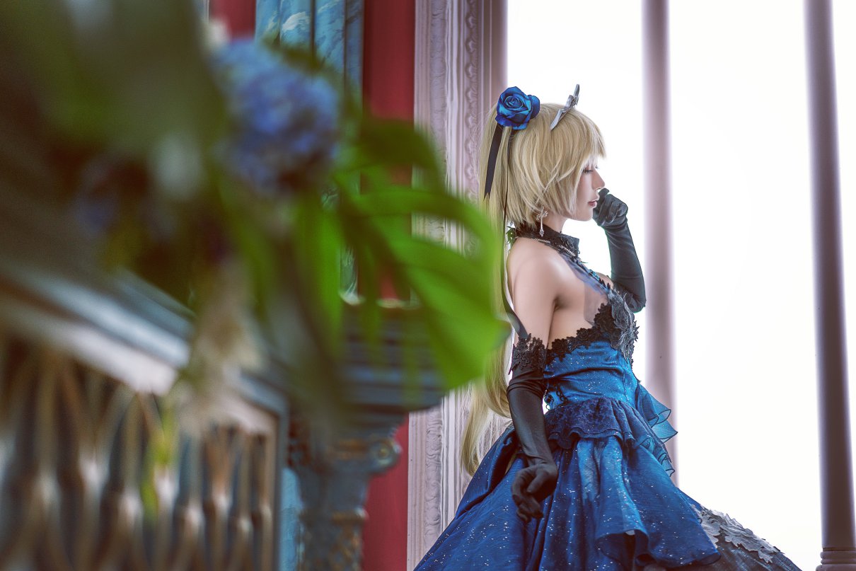 Coser@阿包也是兔娘 Vol.031 贞德婚纱 0012