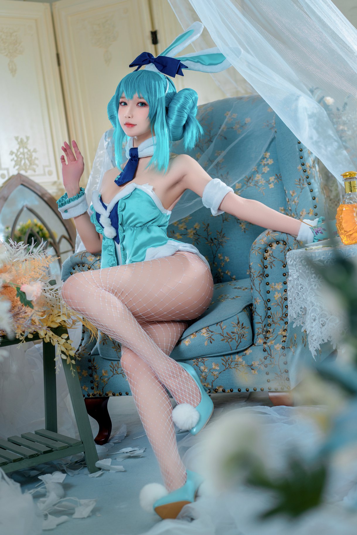 Coser@阿包也是兔娘 Vol.030 白兔miku 0001