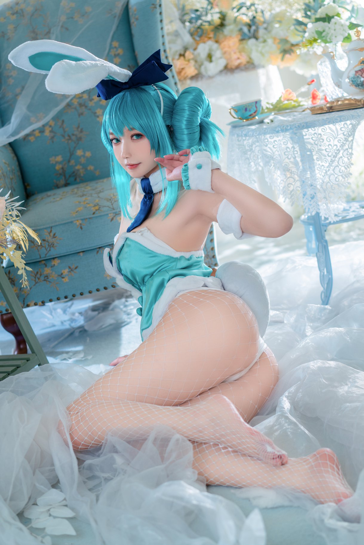 Coser@阿包也是兔娘 Vol.030 白兔miku 0009