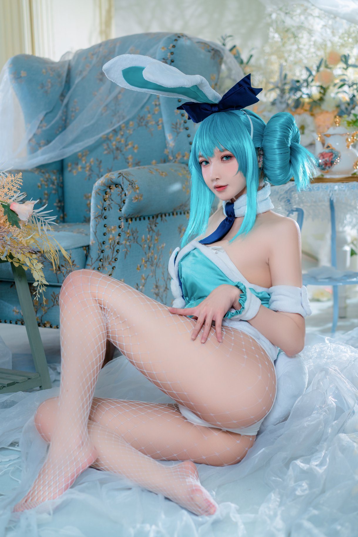 Coser@阿包也是兔娘 Vol.030 白兔miku 0020