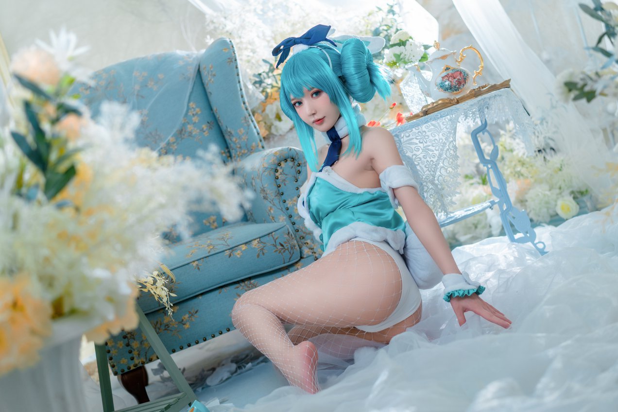 Coser@阿包也是兔娘 Vol.030 白兔miku 0027