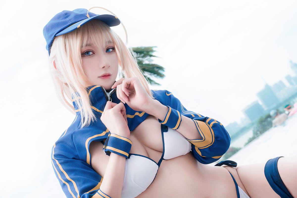 Coser@阿包也是兔娘 Vol.024 谜之女主角X毛水着 0020