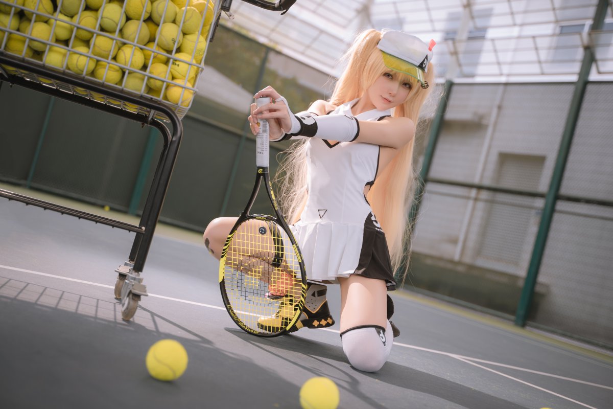 Coser@阿包也是兔娘 Vol.014 贝奇网球服 0015