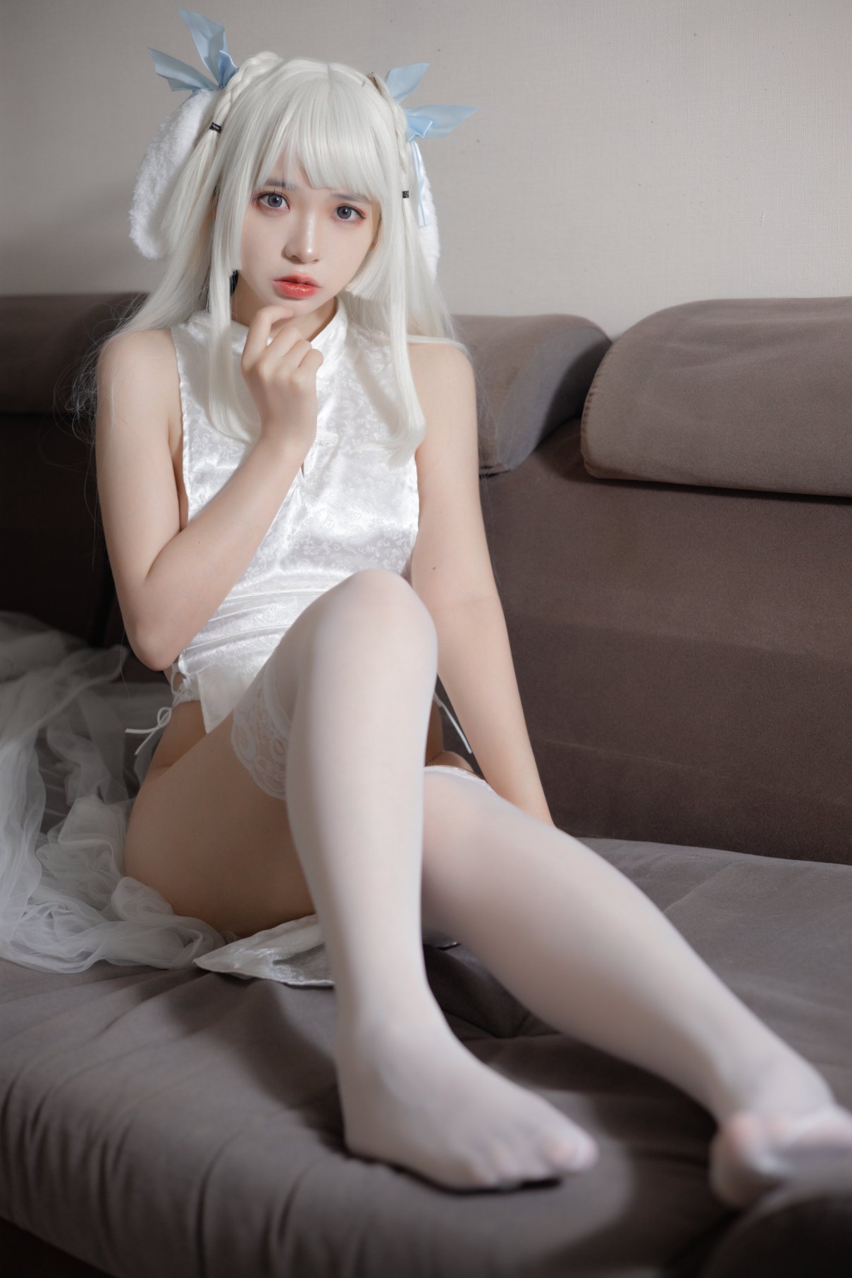 Coser@疯猫ss Vol.067 白旗袍 0014