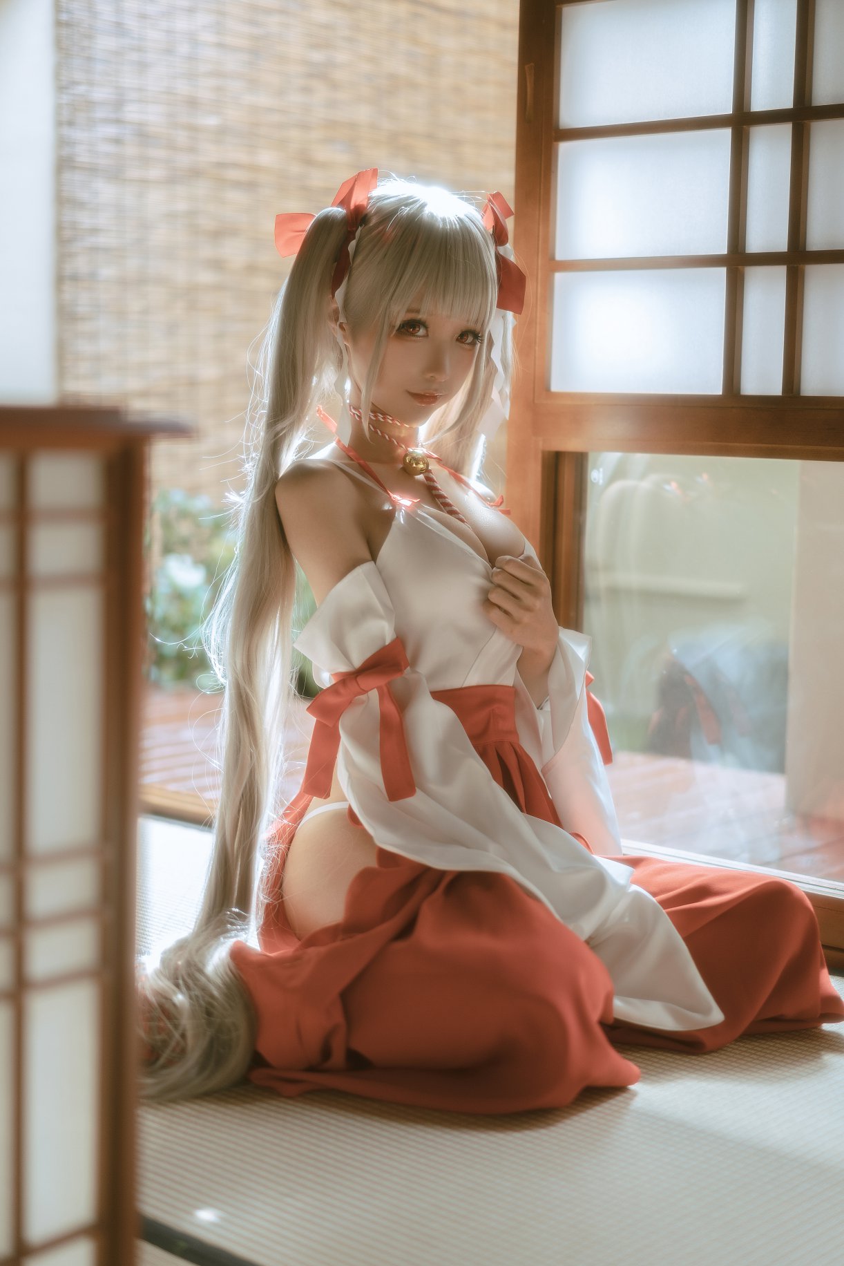 Coser@蠢沫沫 Vol.132 可畏 巫女 0050