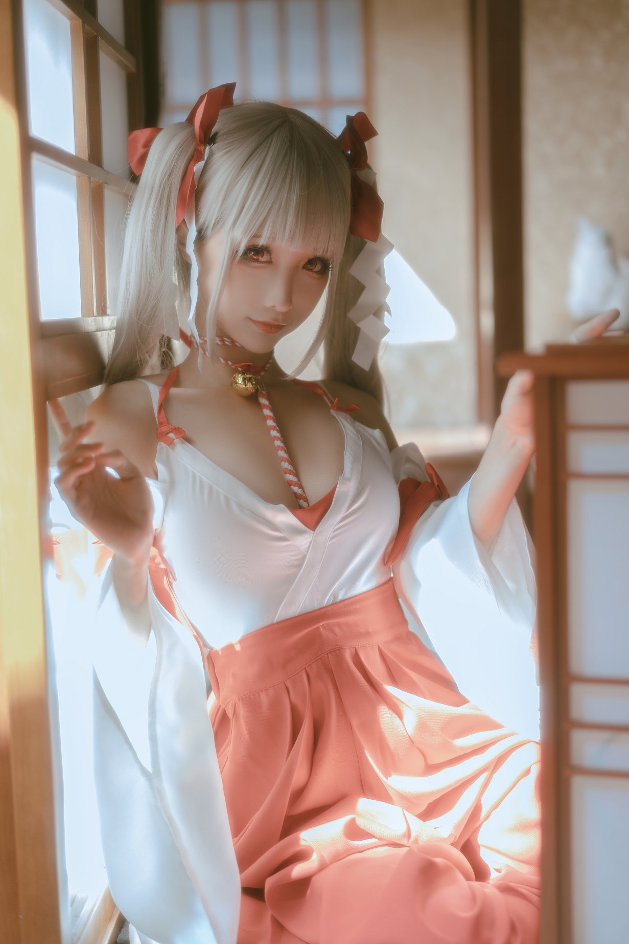 Coser@蠢沫沫 Vol.132 可畏 巫女 0055