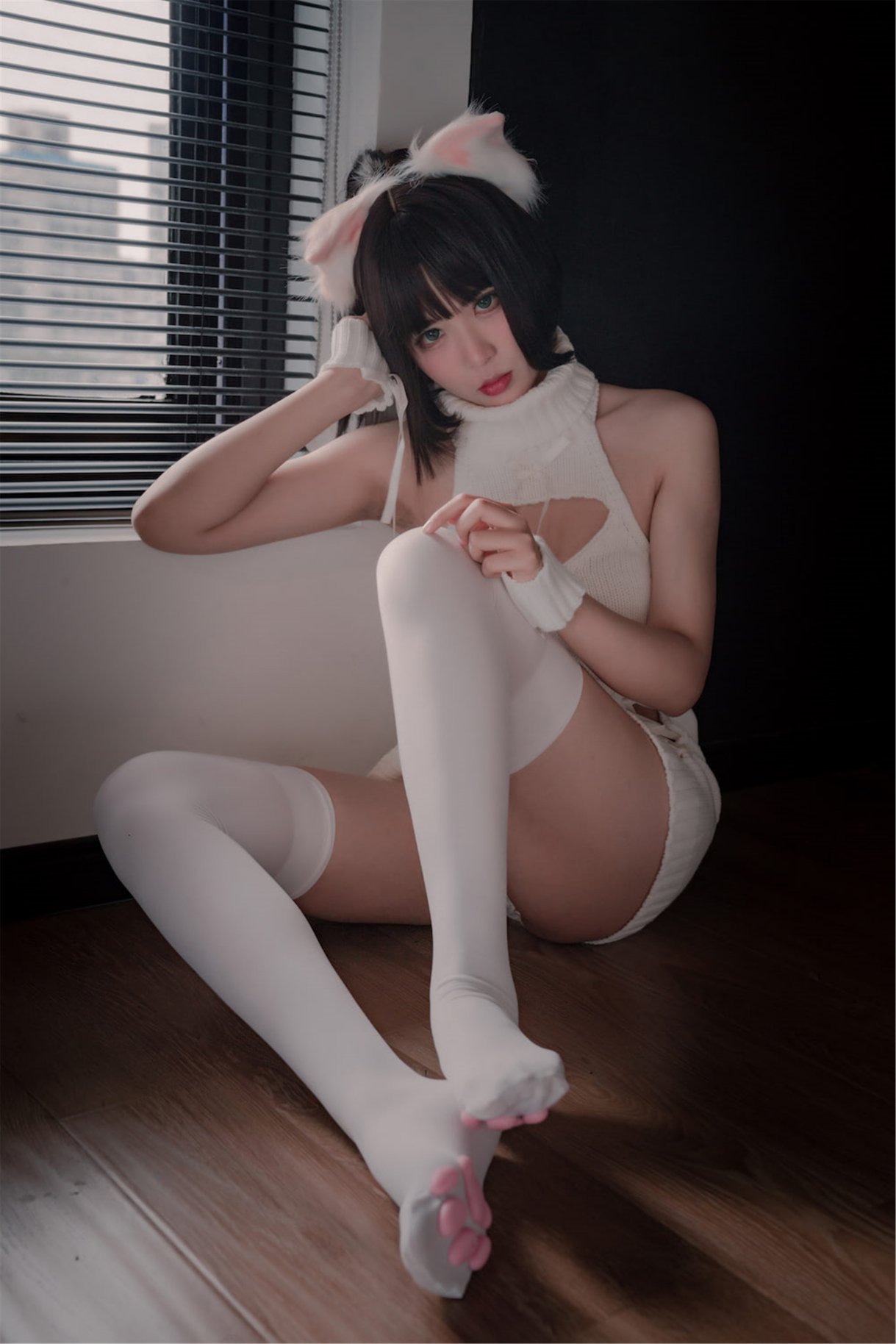 Coser@轩萧学姐 Vol.011 猫爪袜 0030