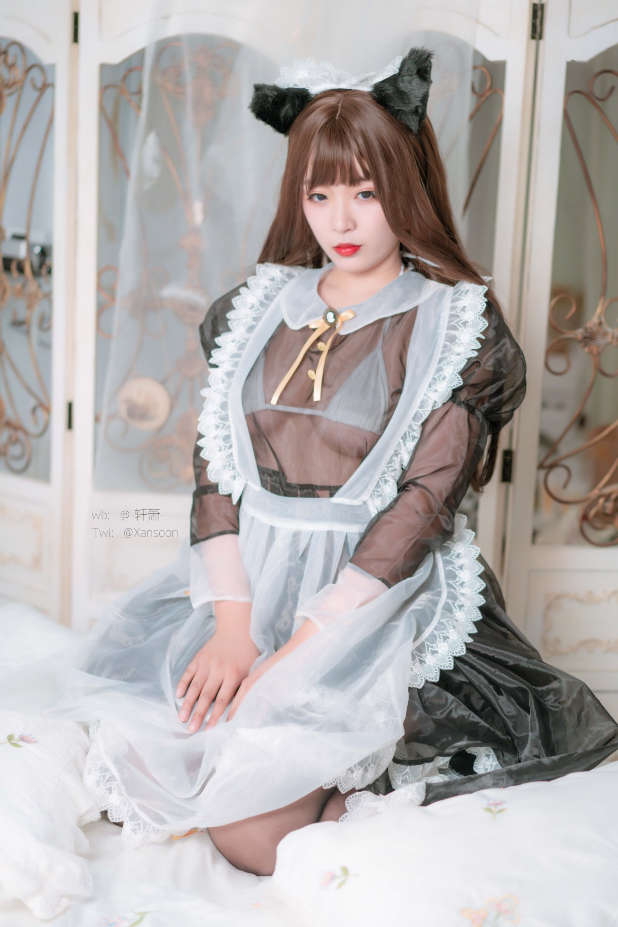 Coser@轩萧学姐 Vol.010 透明女仆 0001