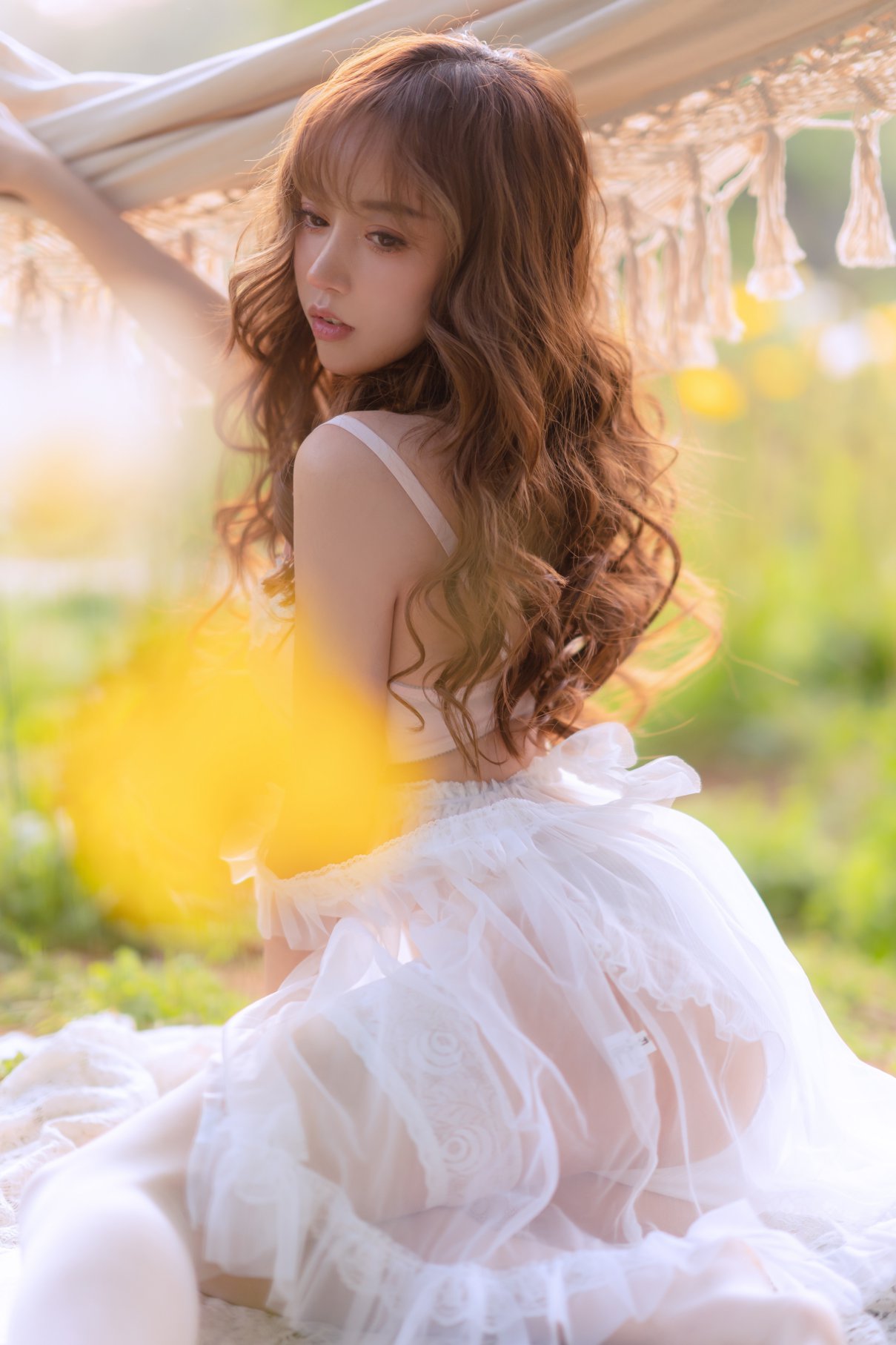 Coser@过期米线线喵 Vol.117 夏日限定 吊床 0041