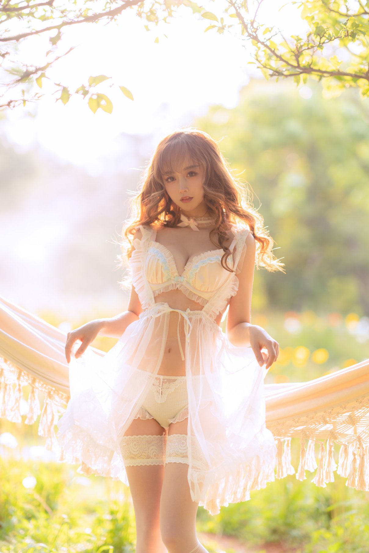 Coser@过期米线线喵 Vol.117 夏日限定 吊床 0045