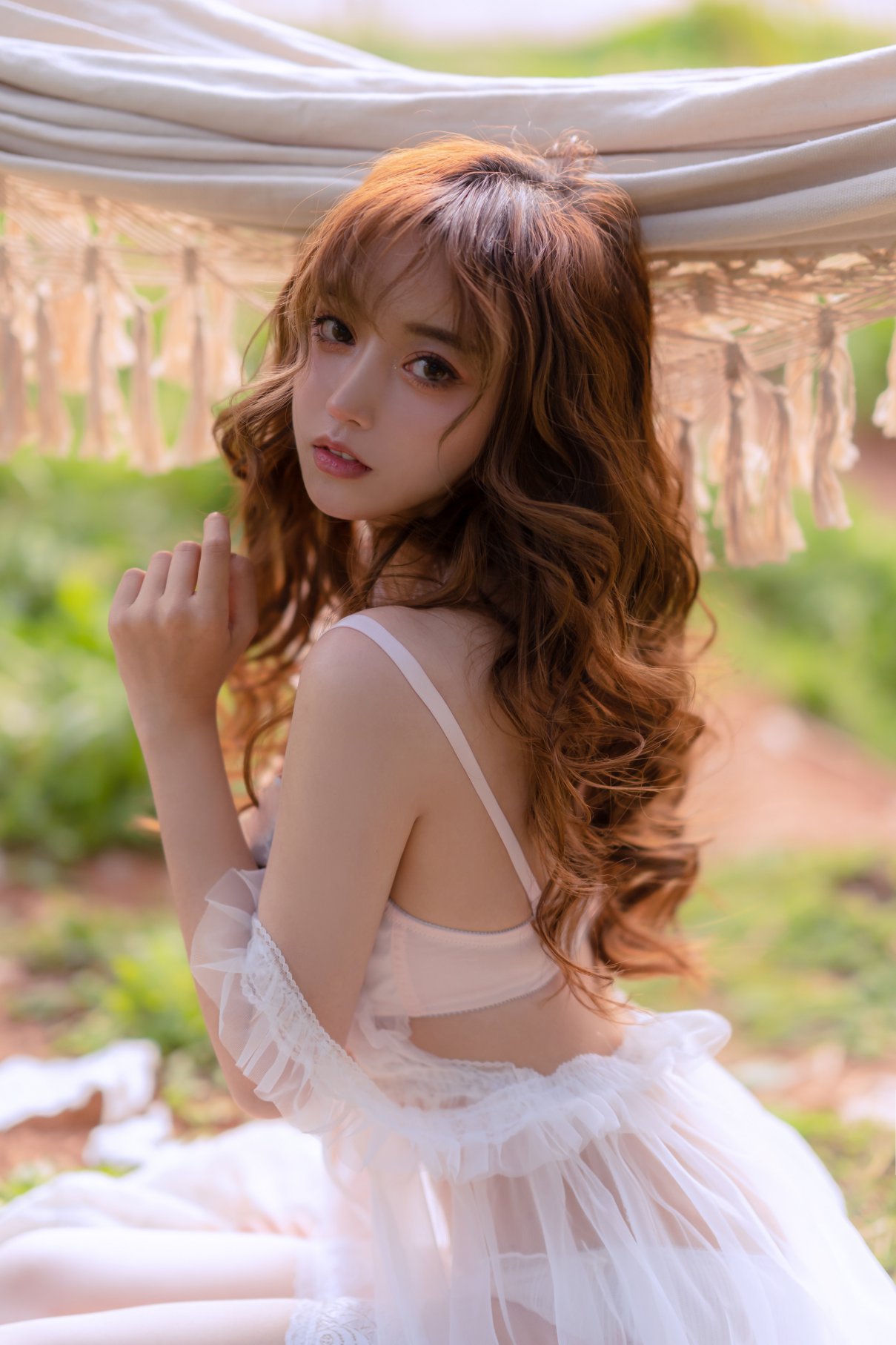 Coser@过期米线线喵 Vol.117 夏日限定 吊床 0046