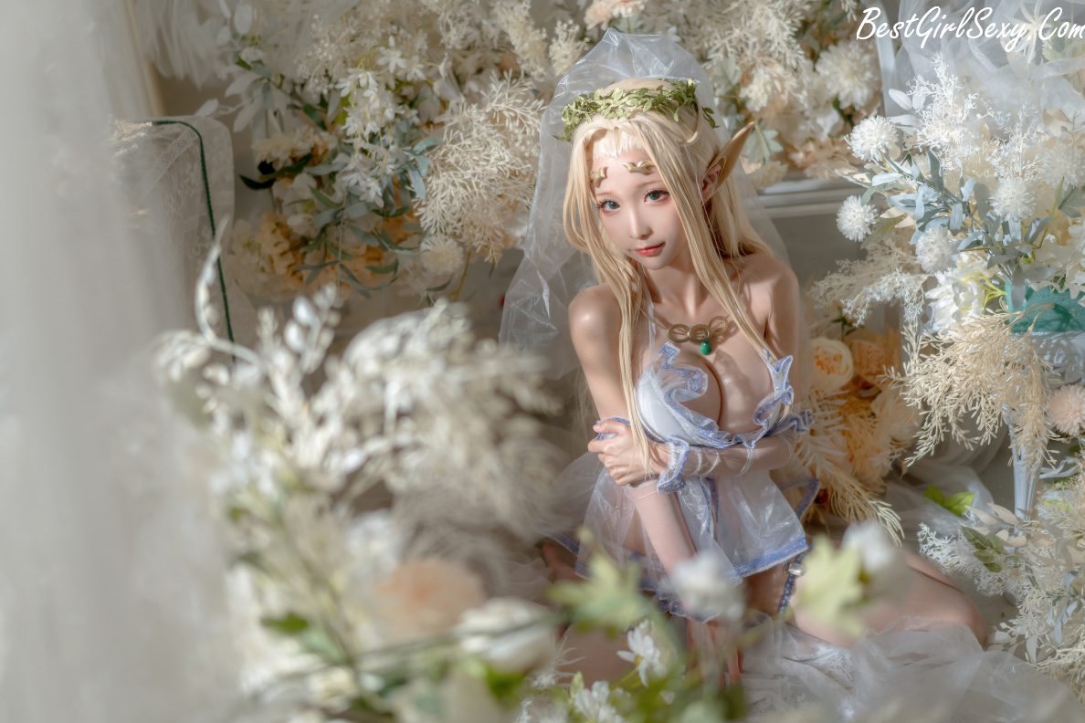 Coser@蠢沫沫 Vol.118 白精灵 A 0021