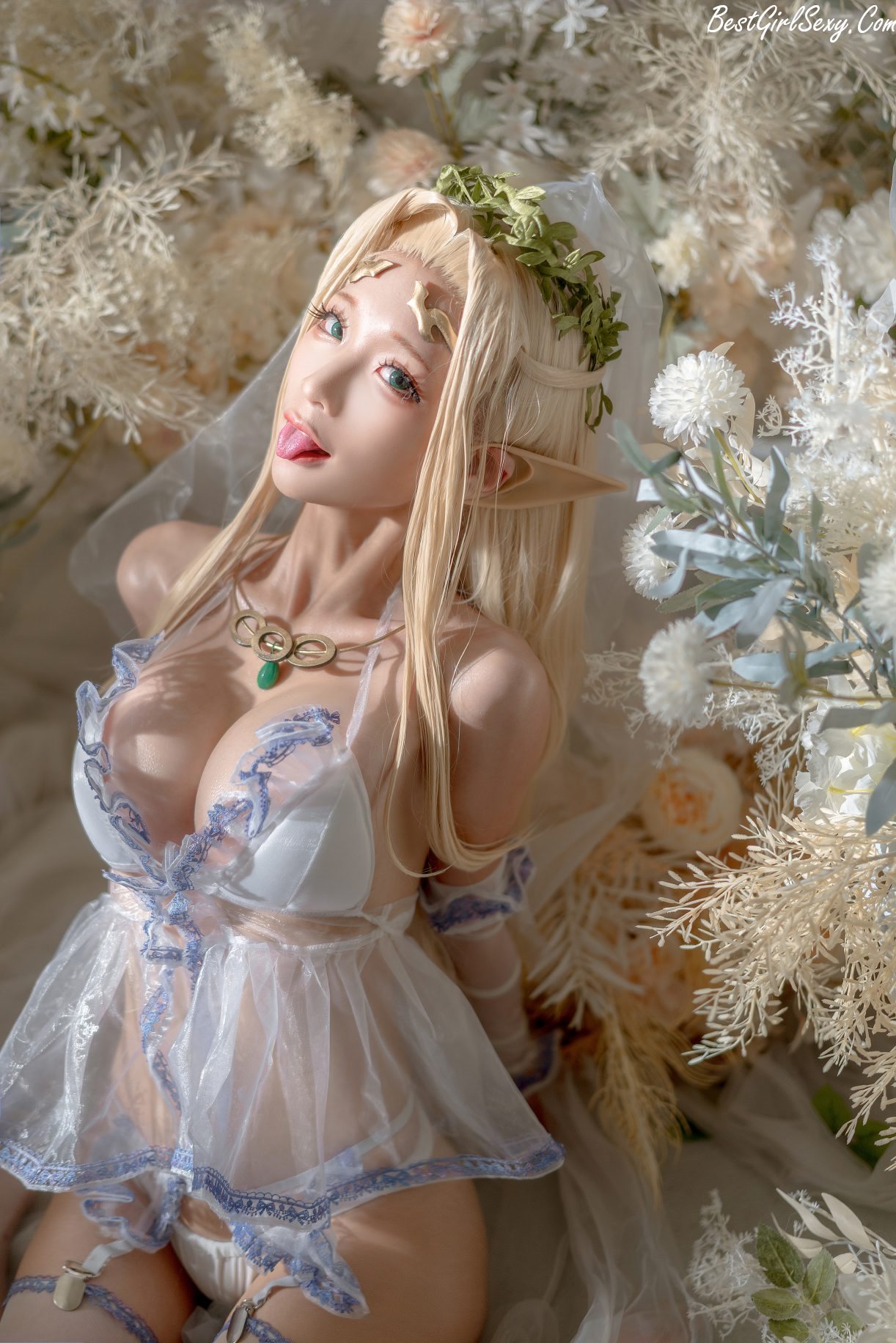 Coser@蠢沫沫 Vol.118 白精灵 A 0025