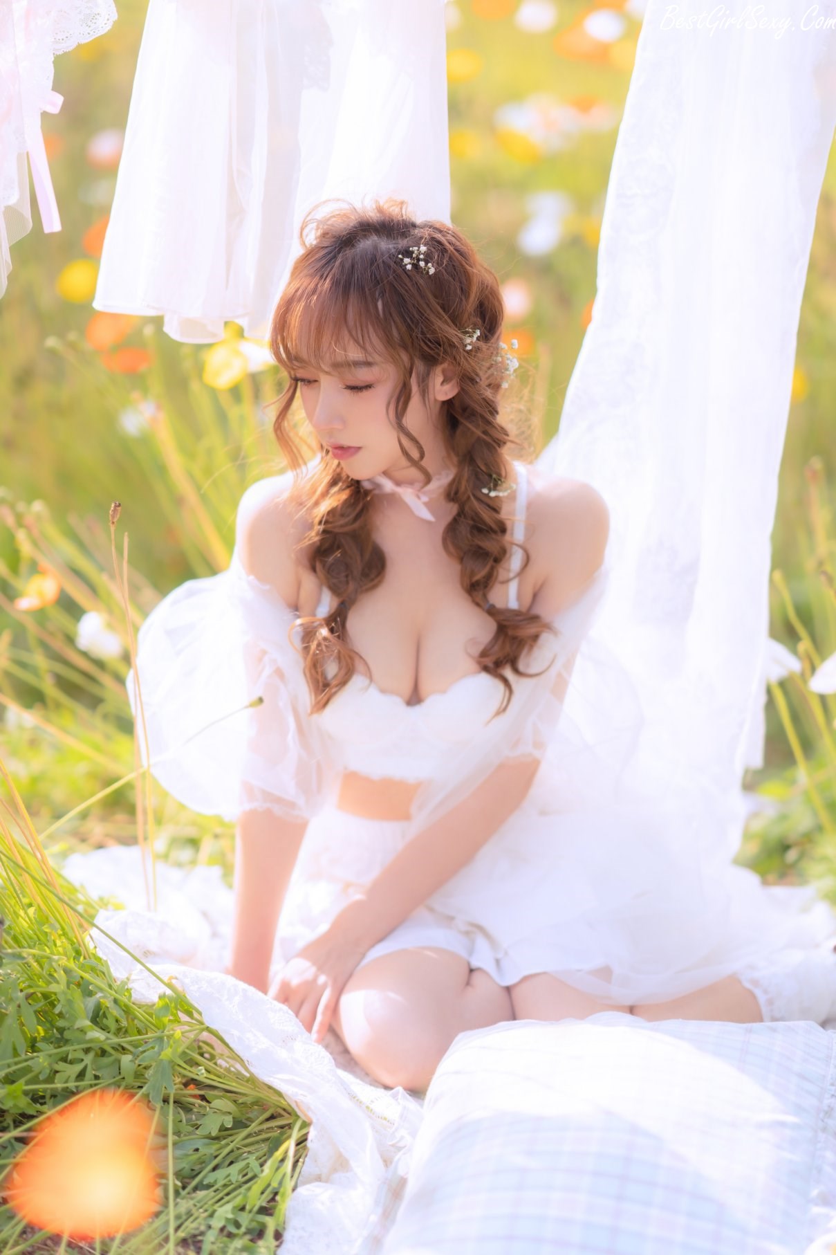 Coser@过期米线线喵 Vol.116 夏日限定 晒衣服 0013