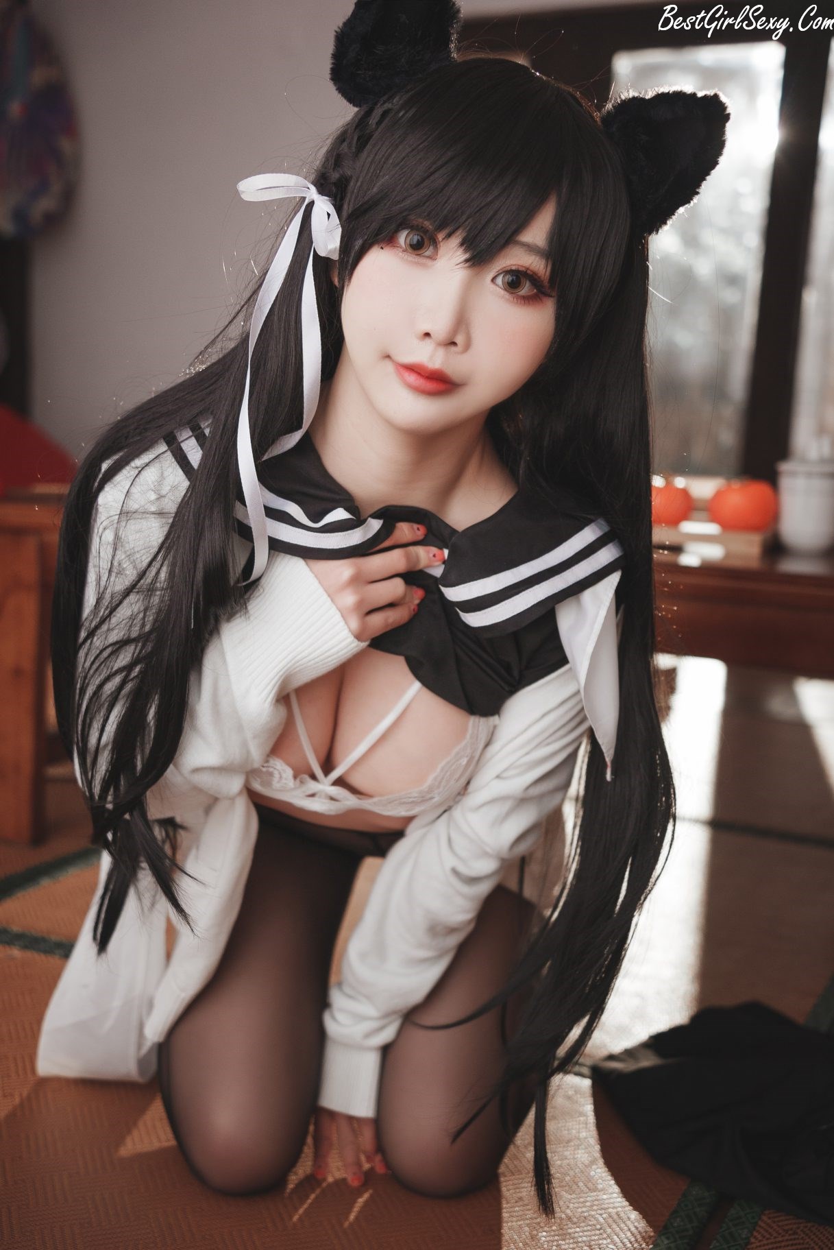 Coser@面饼仙儿 Vol.112 爱宕JK2 0028