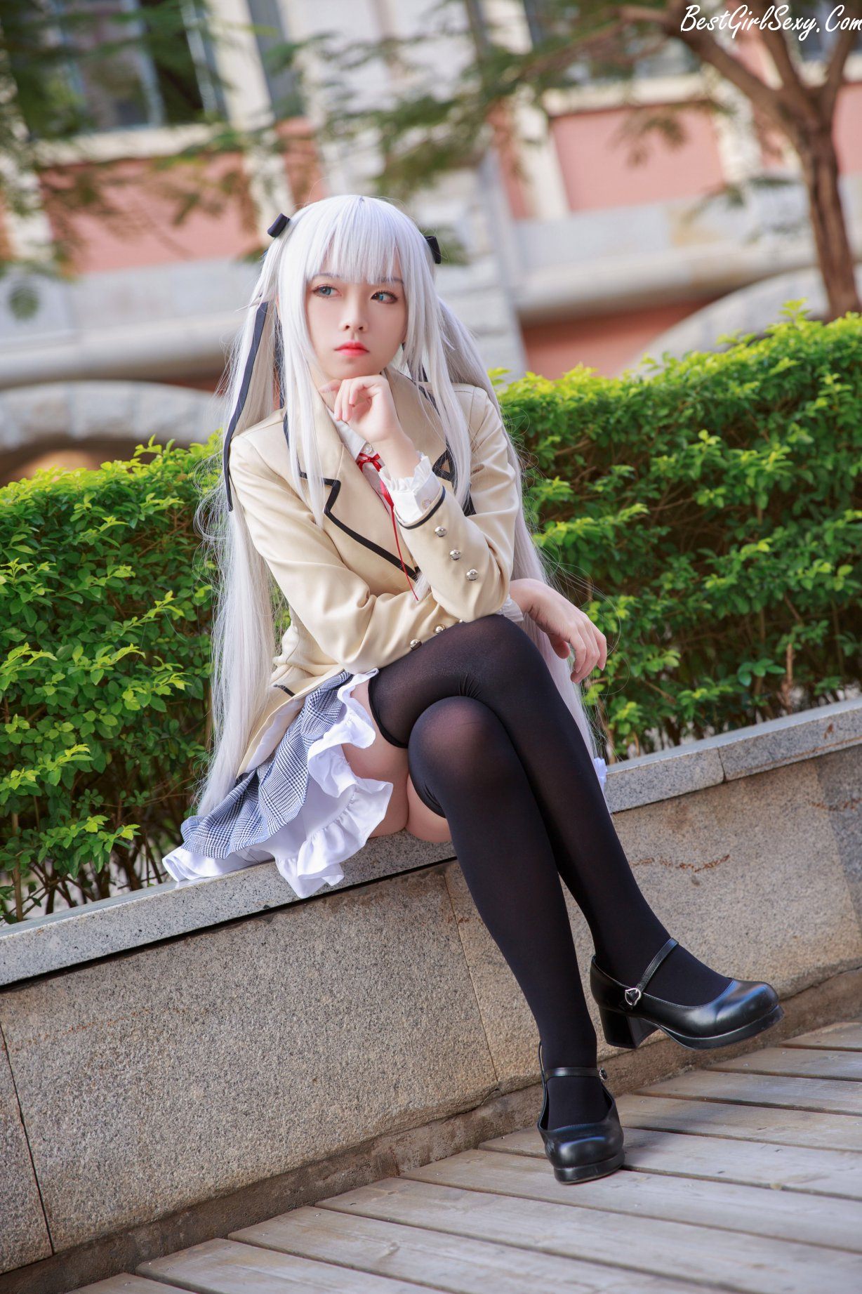 Coser@G44不会受伤 Vol.039 雾枝校服 0005