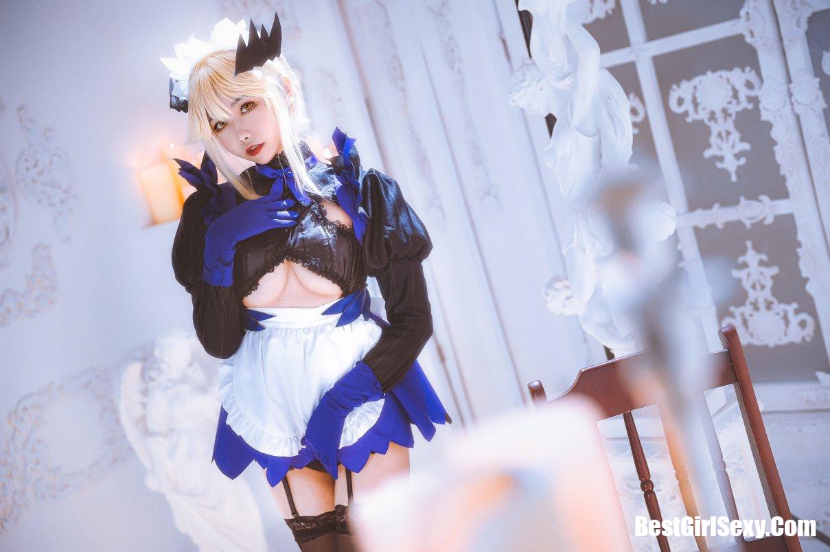 Coser@Momoko葵葵 Vol.011 黑枪呆女仆 5