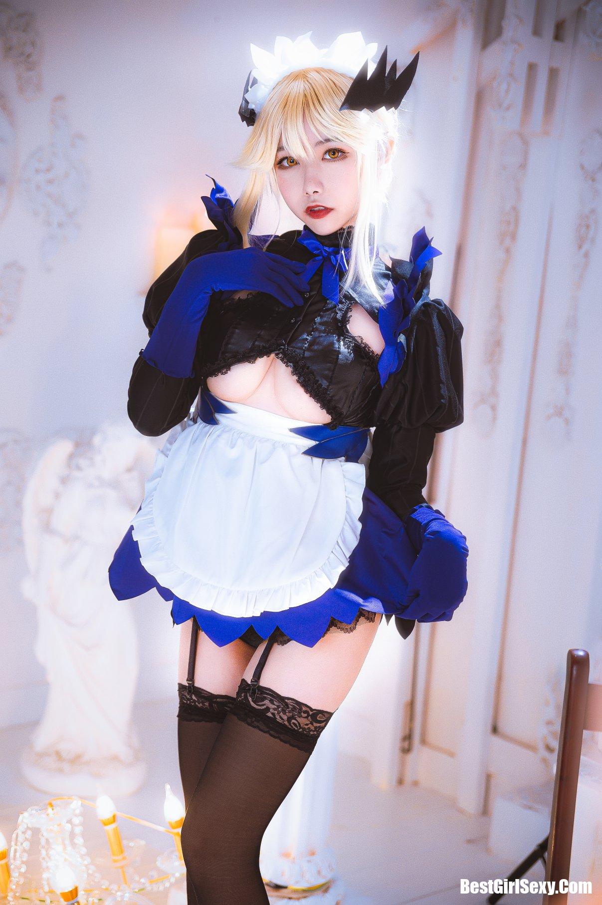 Coser@Momoko葵葵 Vol.011 黑枪呆女仆 6