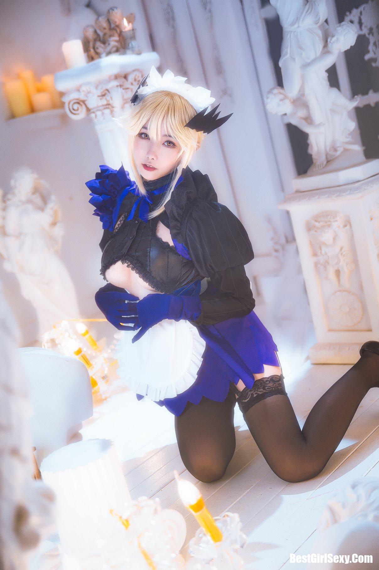 Coser@Momoko葵葵 Vol.011 黑枪呆女仆 11