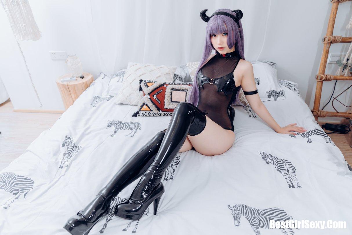 Coser@芋圆侑子 Vol.007 紫发魅魔 8