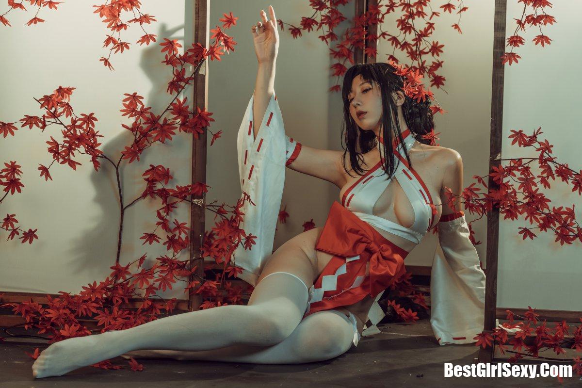 Coser@云溪溪 Vol.004 奶桃 巫女 11