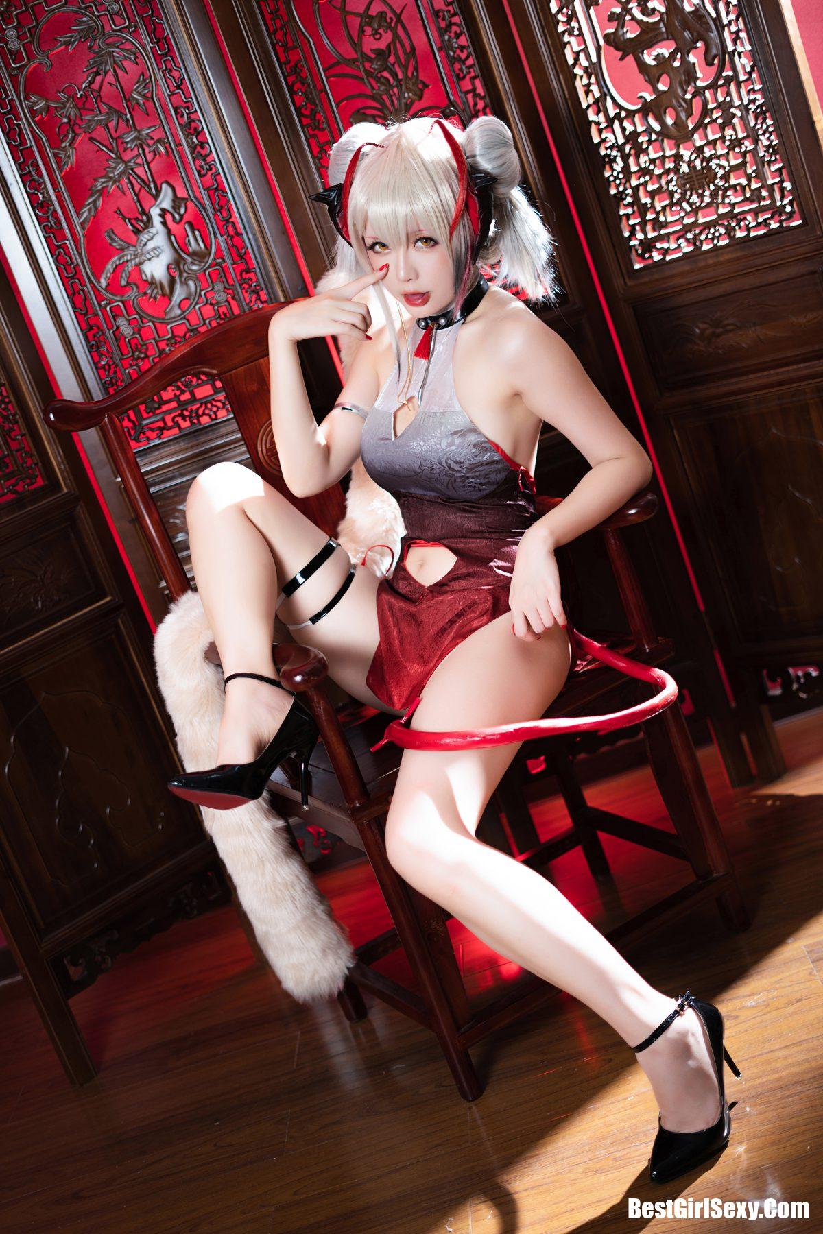 Coser@小姐姐星之迟迟 Vol.085 W 同人旗袍 2