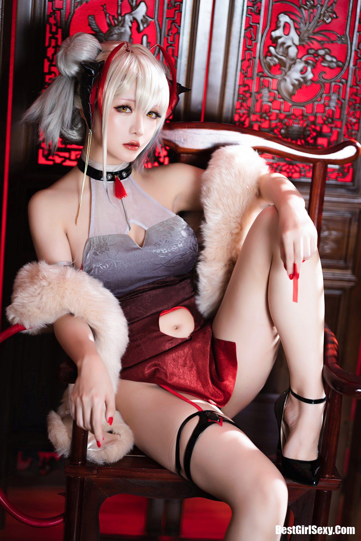 Coser@小姐姐星之迟迟 Vol.085 W 同人旗袍 22