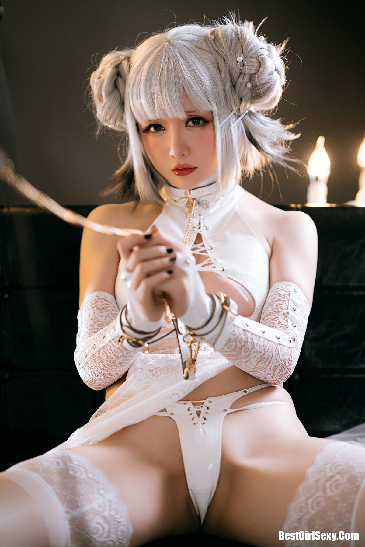 Coser@小姐姐星之迟迟 VOL.082 白狗勾 旗袍 39