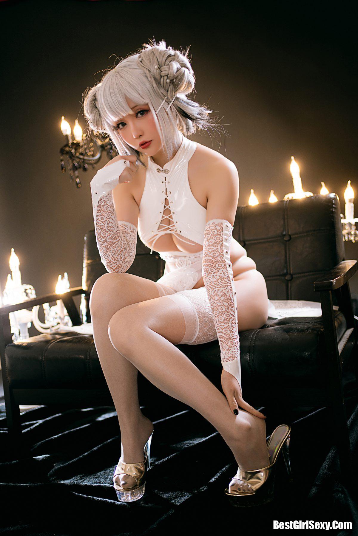 Coser@小姐姐星之迟迟 VOL.082 白狗勾 旗袍 52