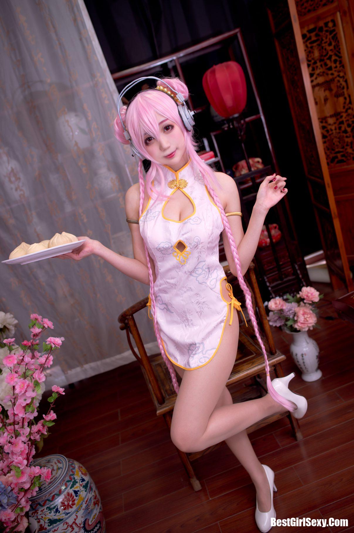 Coser@周叽是可爱兔兔 Vol.030 旗袍索尼子 10