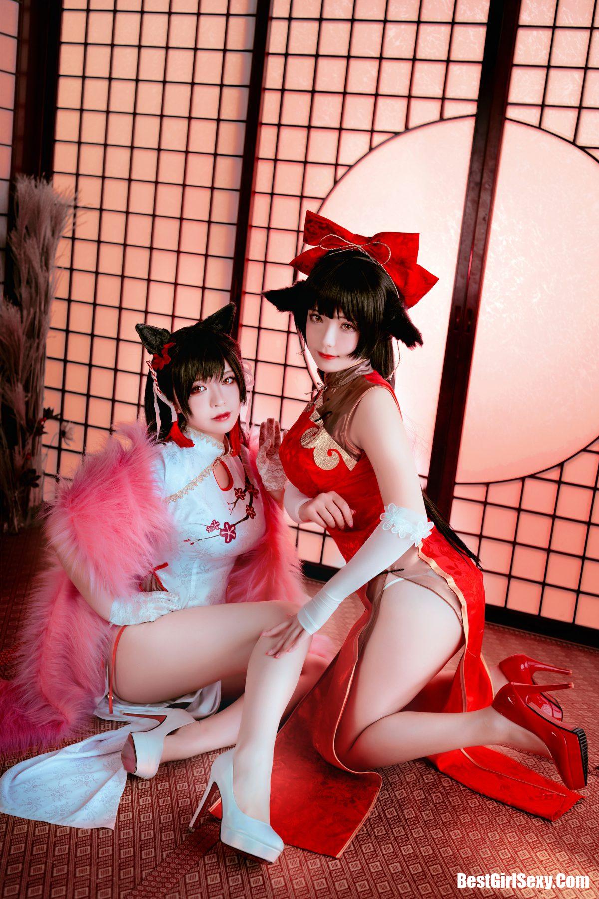 Coser@半半子 Vol.006 愛宕x高雄,チャイナ服 - 半半子 Banbanko、婉Yue 2