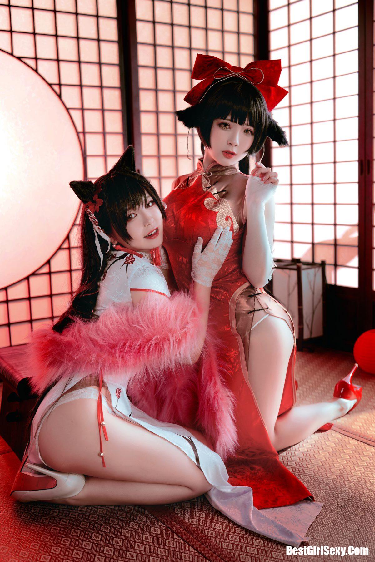 Coser@半半子 Vol.006 愛宕x高雄,チャイナ服 - 半半子 Banbanko、婉Yue 15