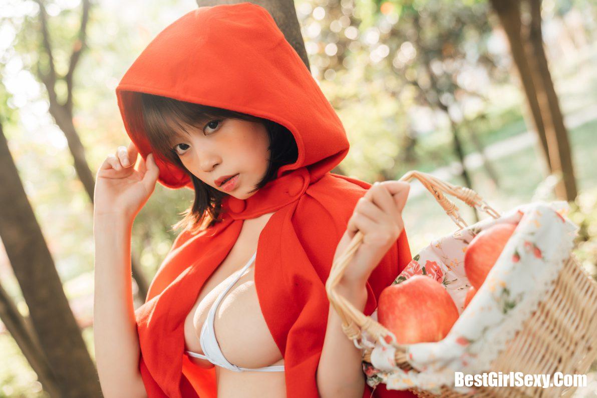 Coser@奈汐酱nice Vol.031 大红帽 16