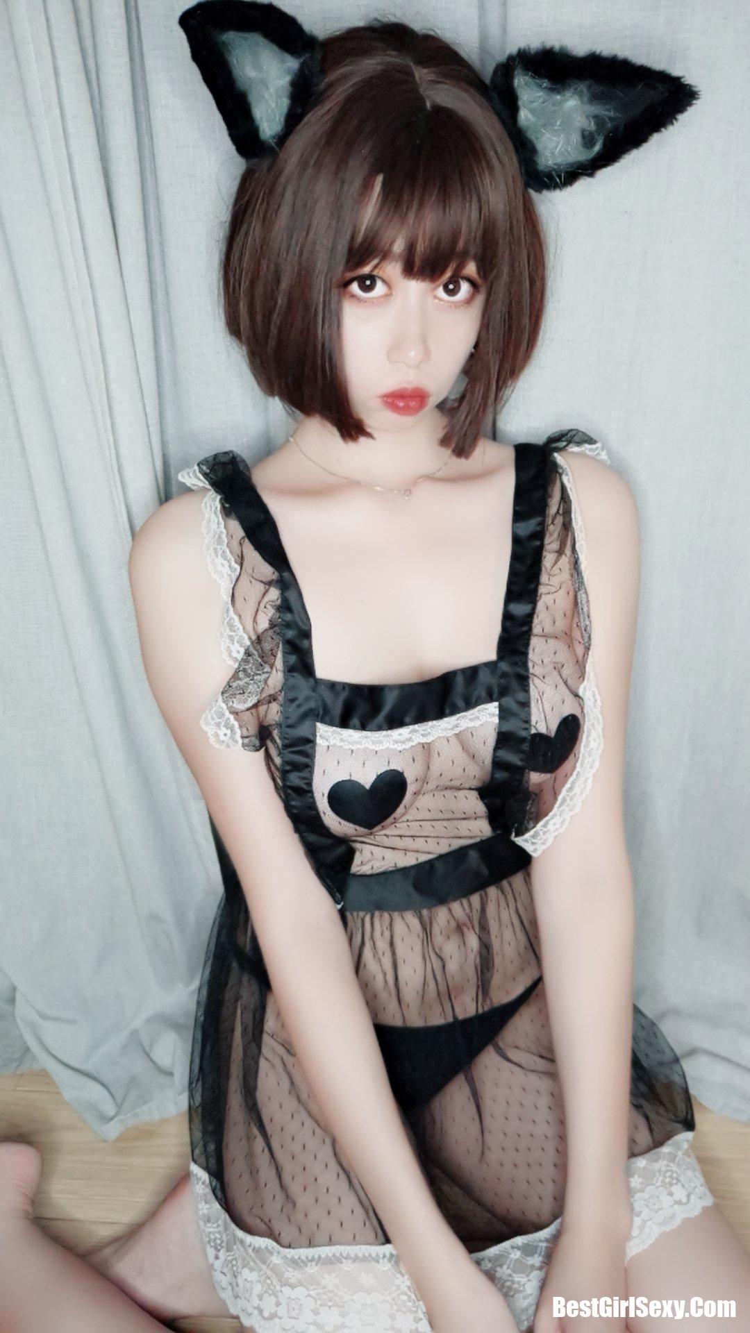 Coser@奈汐酱nice Vol.003 猫耳透明睡衣 2