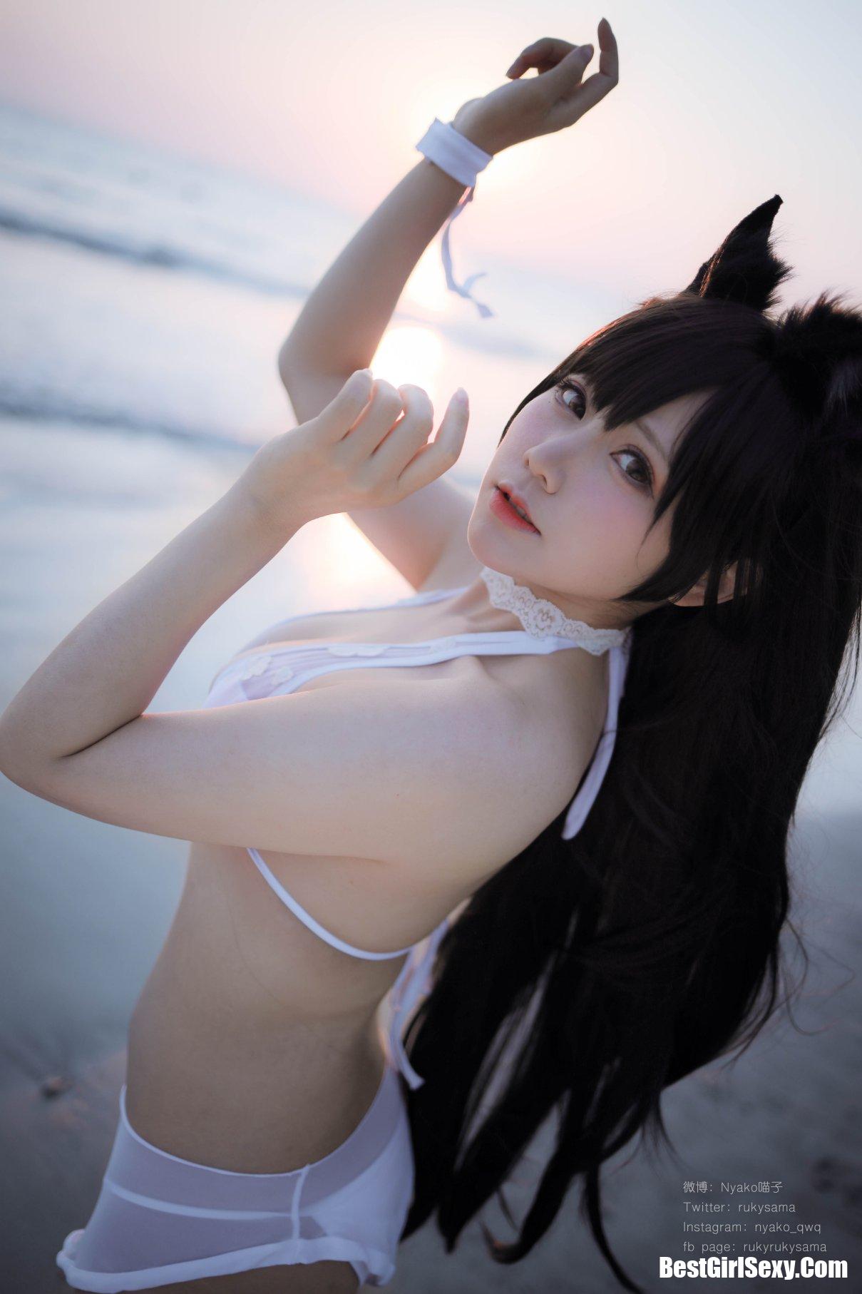 Coser@Nyako喵子 爱宕泳装 23