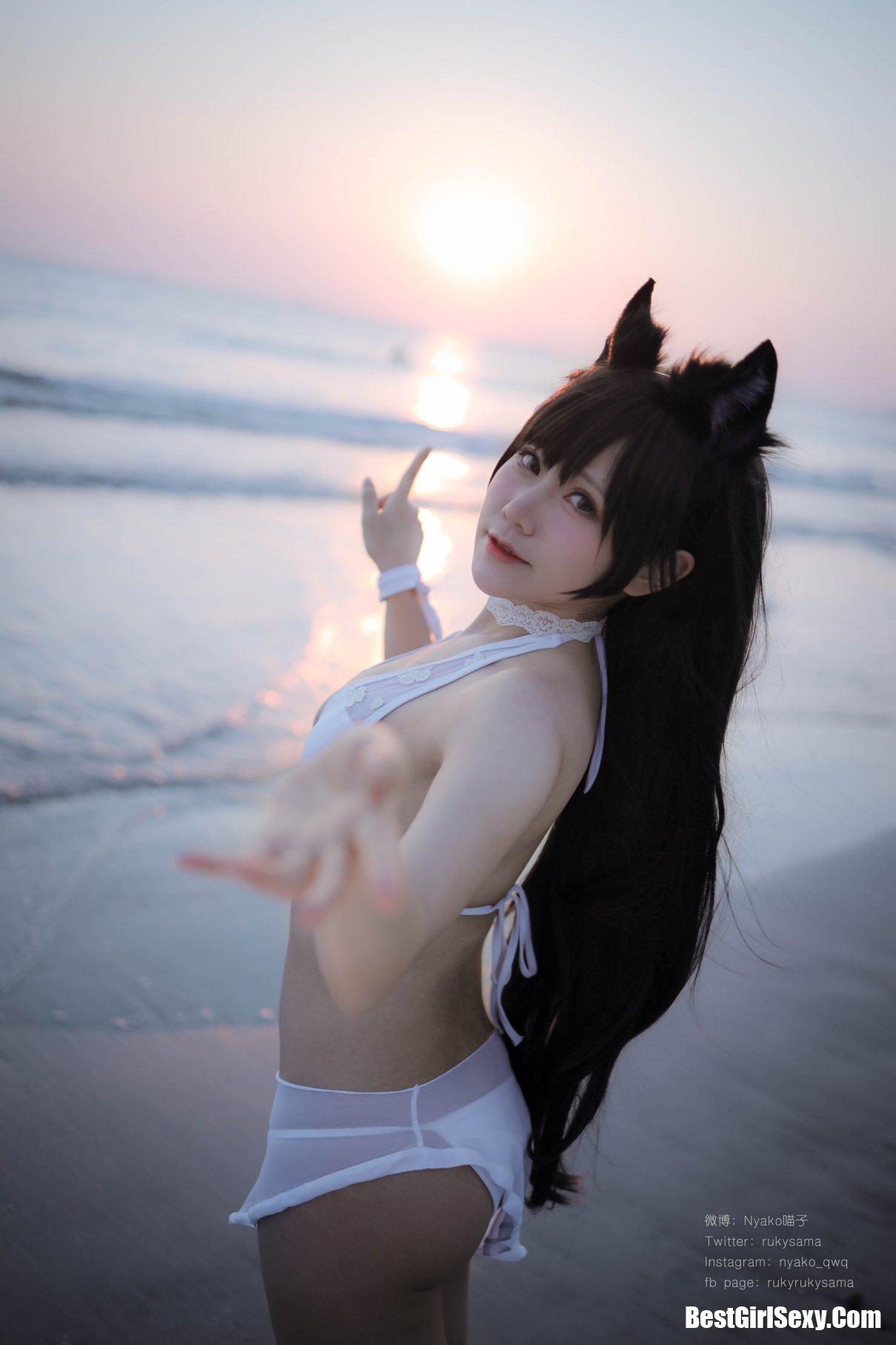 Coser@Nyako喵子 爱宕泳装 24