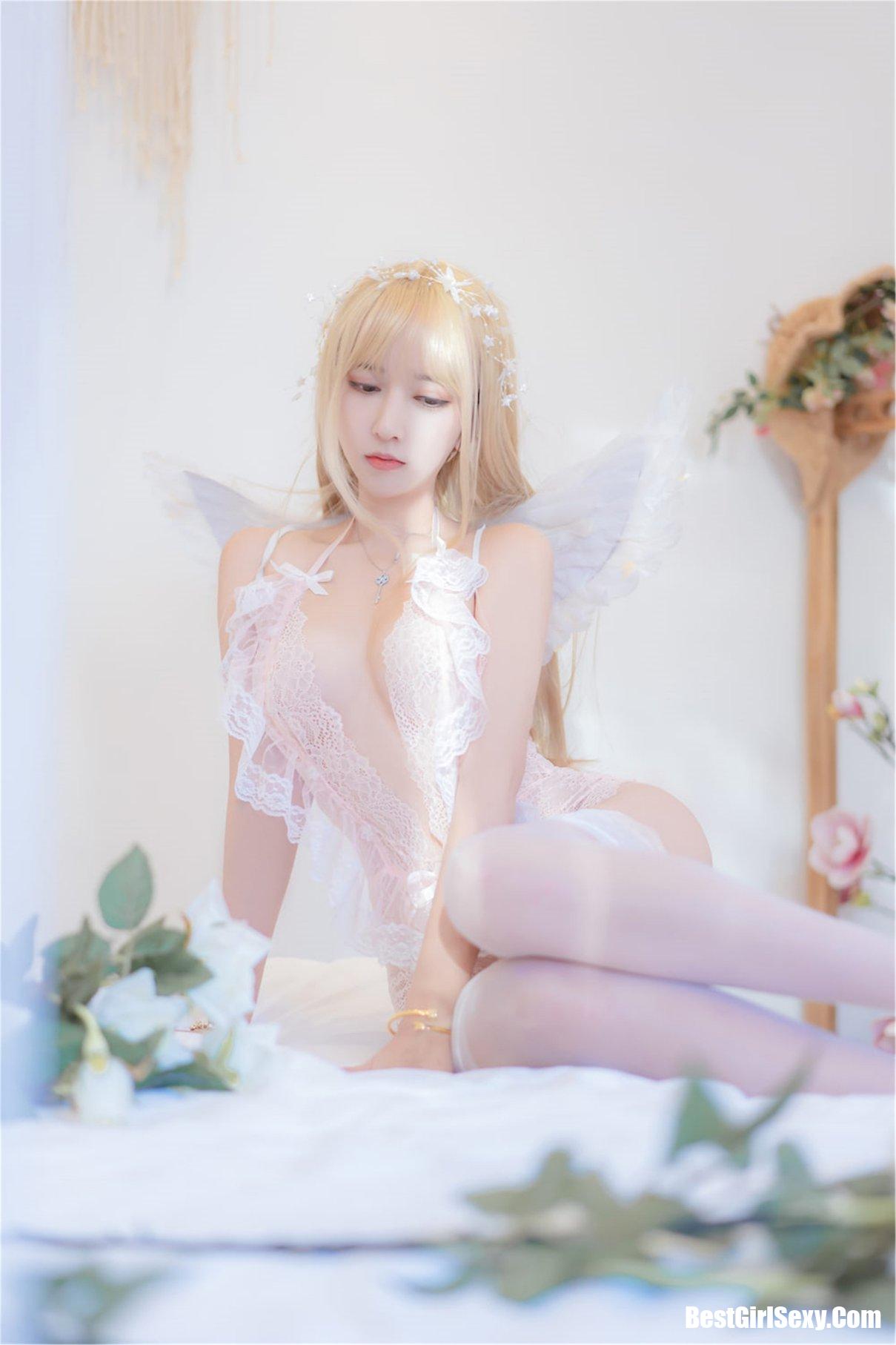 Coser@过期米线线喵 Vol.128 粉天使 49