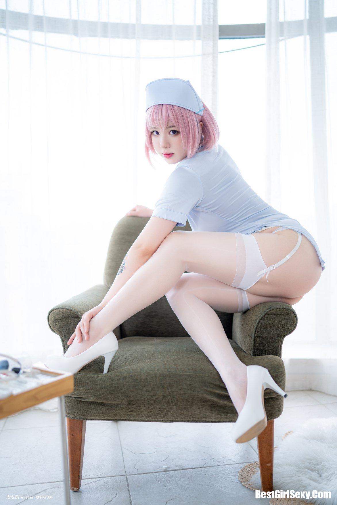 Coser@周叽是可爱兔兔 Vol.038 粉蓝护士 7