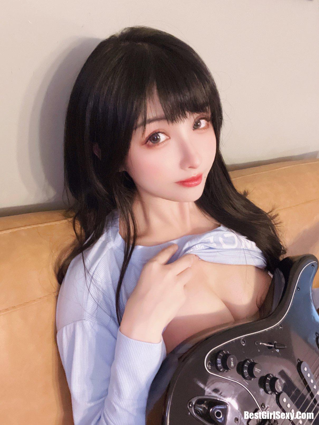 Coser@rioko凉凉子 Vol.074 吉他妹妹系带裙 44