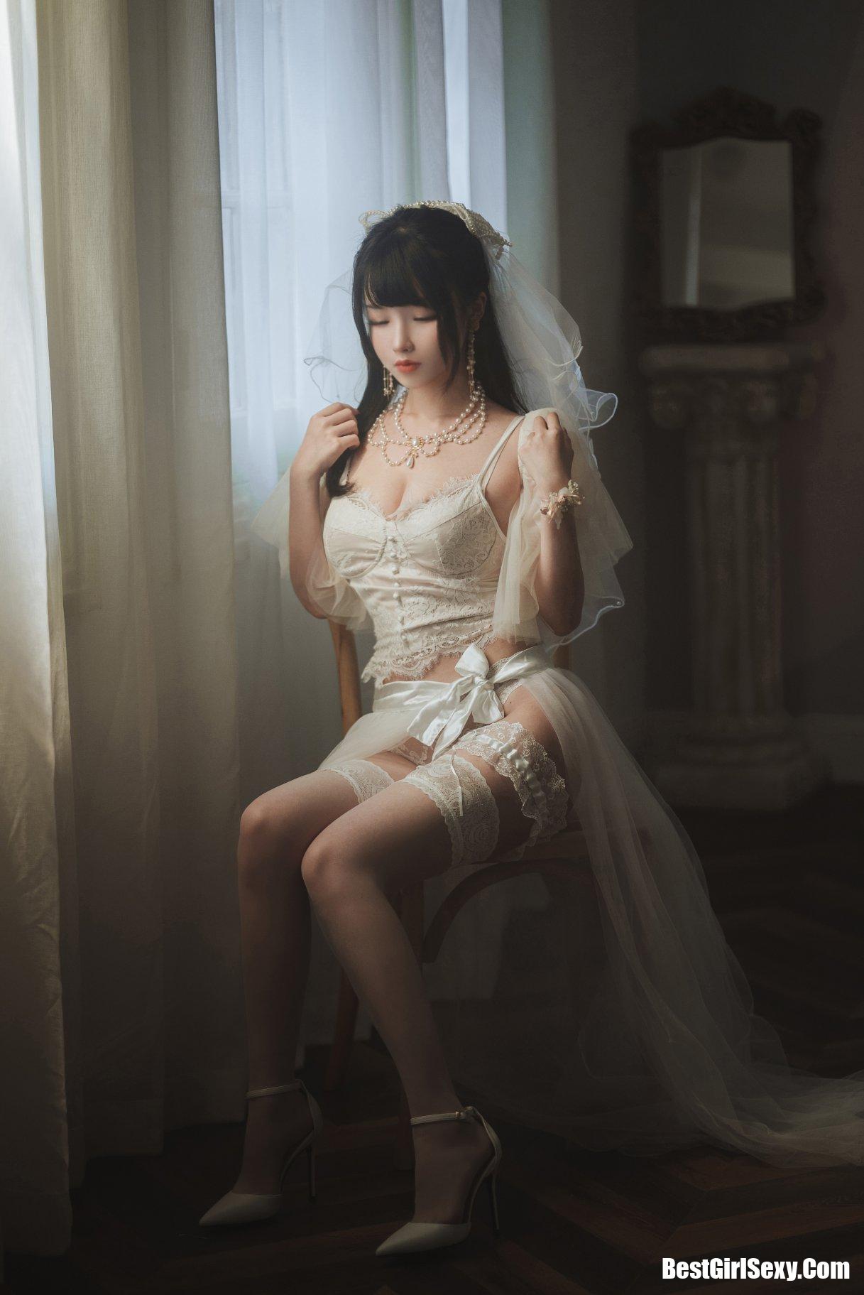 Coser@rioko凉凉子 Vol.073 透明婚纱 10