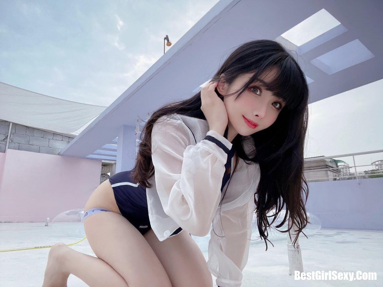 Coser@rioko凉凉子 Vol.072 天台竞泳 39