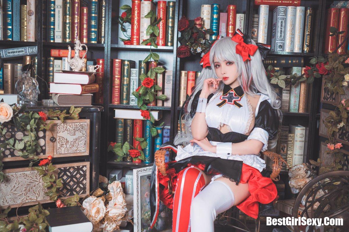 Coser@rioko凉凉子 Vol.034 欧根女仆 9