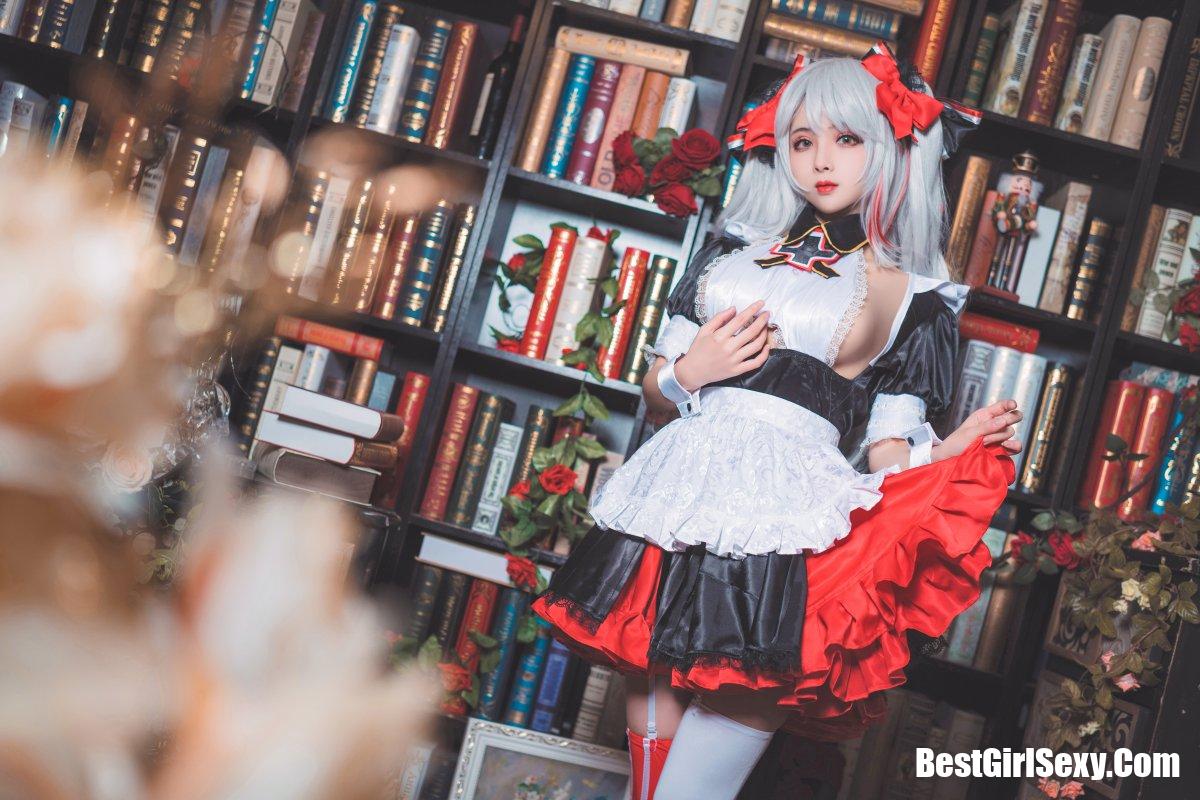 Coser@rioko凉凉子 Vol.034 欧根女仆 12