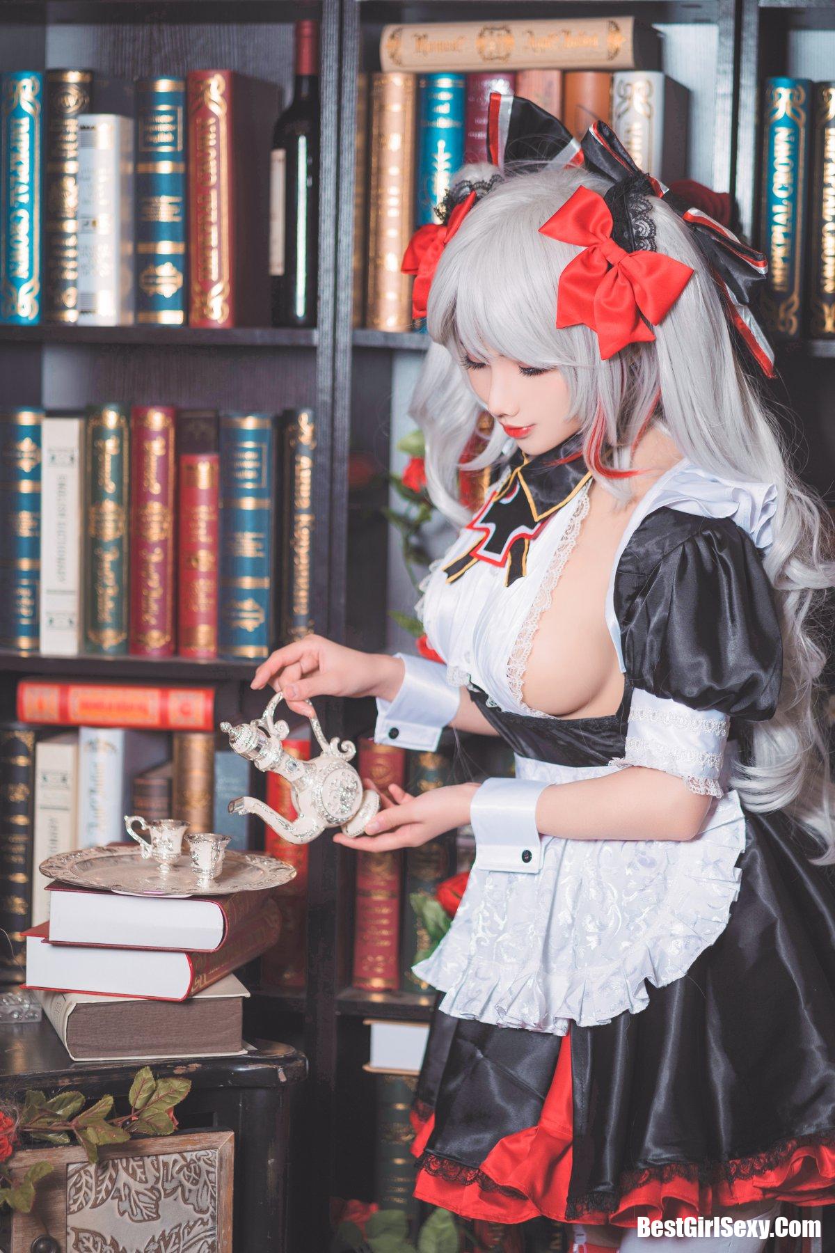 Coser@rioko凉凉子 Vol.034 欧根女仆 15