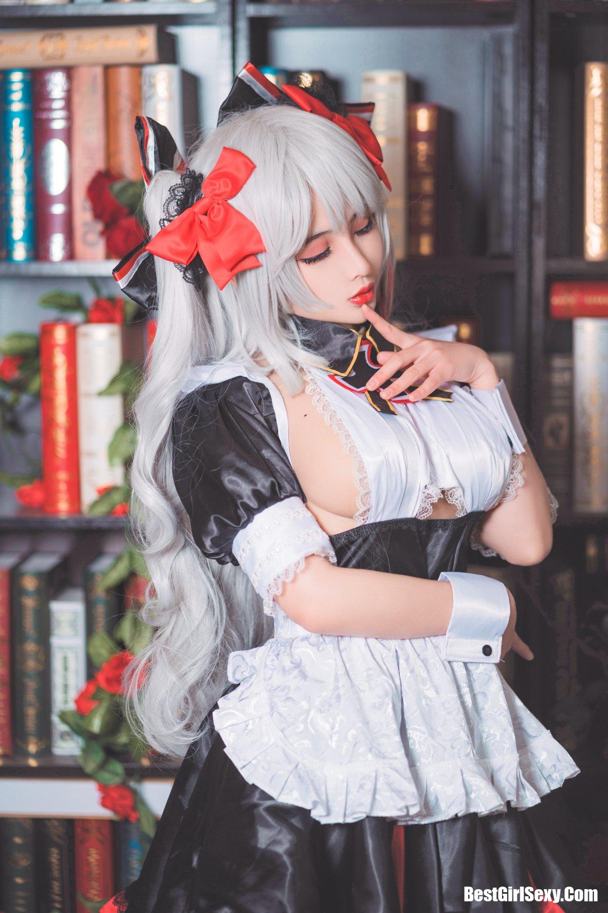 Coser@rioko凉凉子 Vol.034 欧根女仆 16